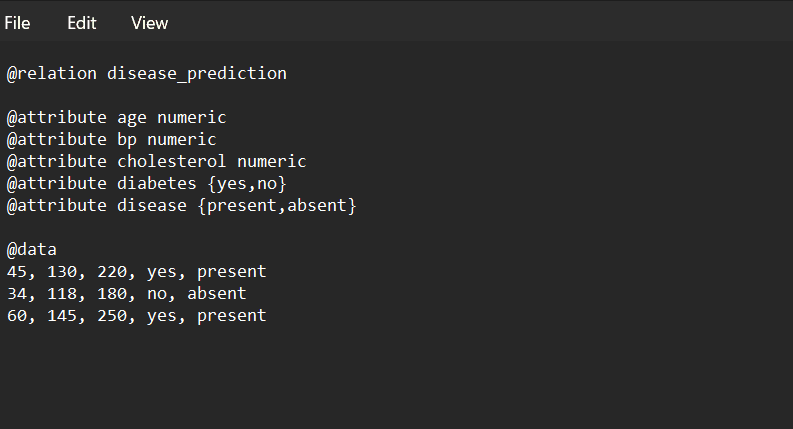Disease Prediction Using WEKA (Logistic Regression) output screenshot 3